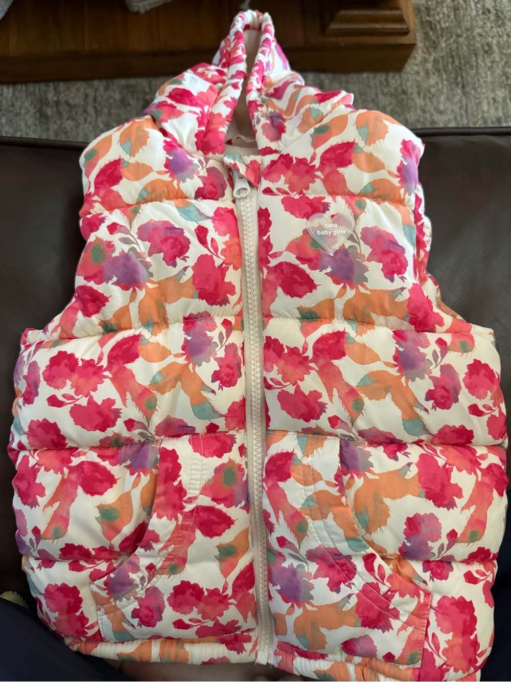Zara Baby Girls Puffy Vest